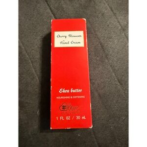 Body & Earth Love Cherry Blossom Hand Cream Shea Butter 1 fl oz 30 mL New in Box